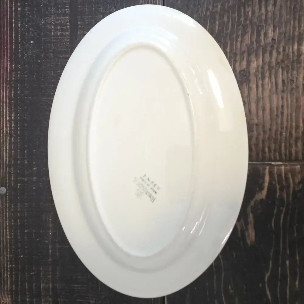 Vintage Homer Laughlin Made in USA A58N4 1958 Small Platter 9 x 6.25 inch
